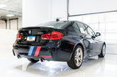 AWE Touring Edition Axle Back Exhaust for BMW F3X 340i / 440i - Diamond Black Tips (102mm) - Mounted